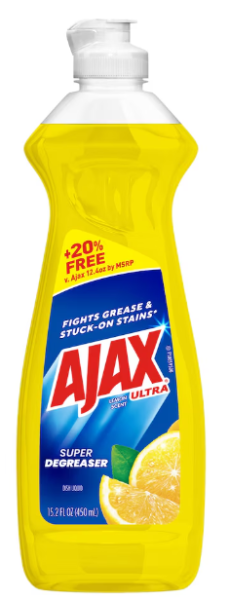 AJAX Geschirrspülmittel ' Lemon Scent' glänzenderes Geschirr 450 ml